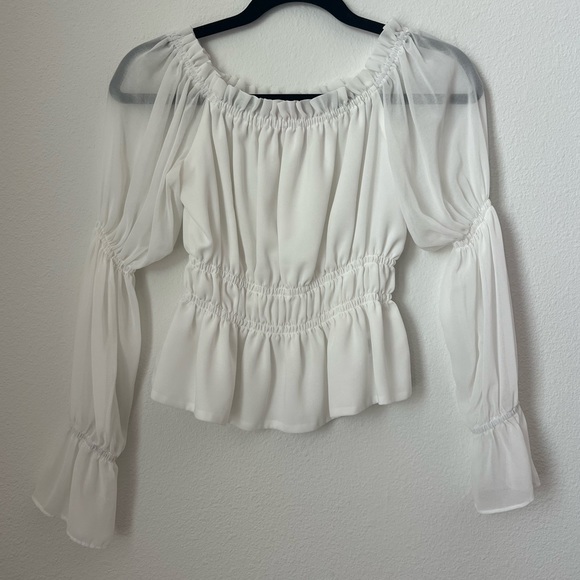 Leyden Tops - White Blouse